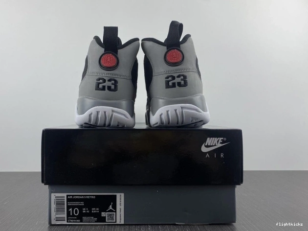 CT8019-060 Particle Jordan 9 Grey Retro 0707